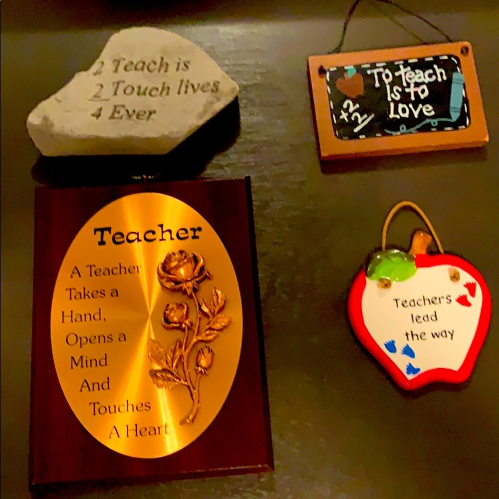 3D Teachers collection of souvenirs